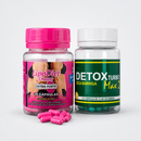 Combo: Lipodiet capsula rosa Emagry Extra Forte + detox turbo max 2