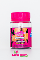 LipoDiet Cápsulas Bordô com Brancas - EMAGRECEDOR 30 CAPS