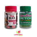 COMBO - DETOX DE TÉ NEGRO ROSA Y VERDE